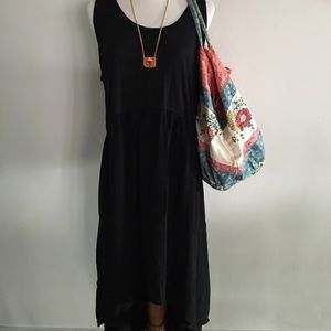 Anthropologie Black Asymmetrical Dress - Size XL